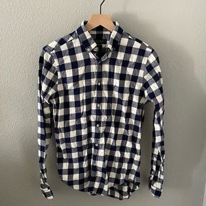 Small Plaid Zara Man button down shirt